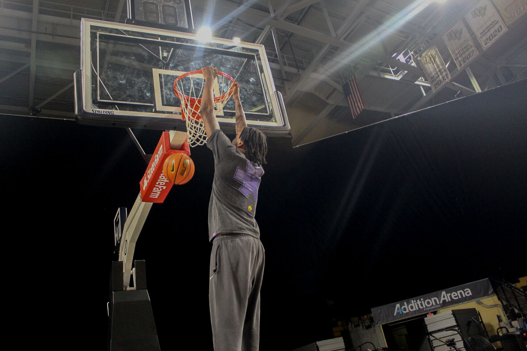 (this one) UCF basketball player's world beyond the court